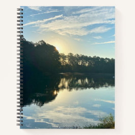 Sunrise Over A Georgia Lake Notizbuch