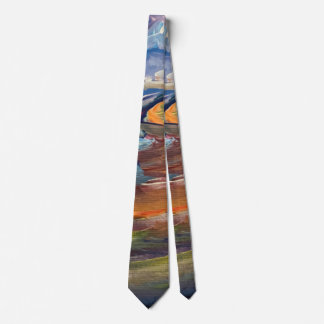 Sunrise Over Lake Michigan Mens Tie Krawatte