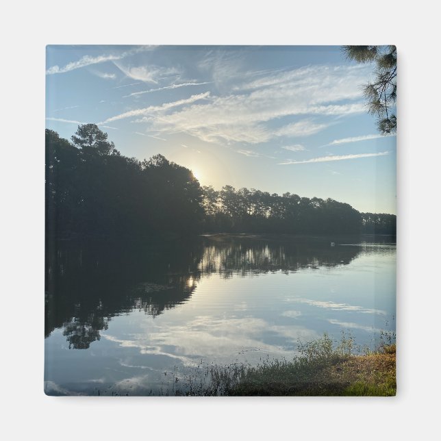 Sunrise Over the Georgia Lake Magnet (Vorne)