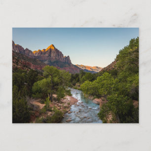 Sunrise Over the Watchman Postkarte