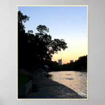 "Sunrise Over Water" Barton Springs Austin