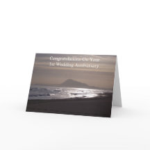 Sunrise Personalisiert 1. Hochzeitstag