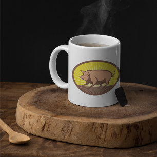 Sunrise Pig Kaffeetasse