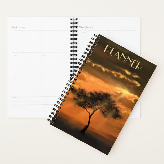 Sunrise Planner Tree Sunbeams Planer (Anzeige)