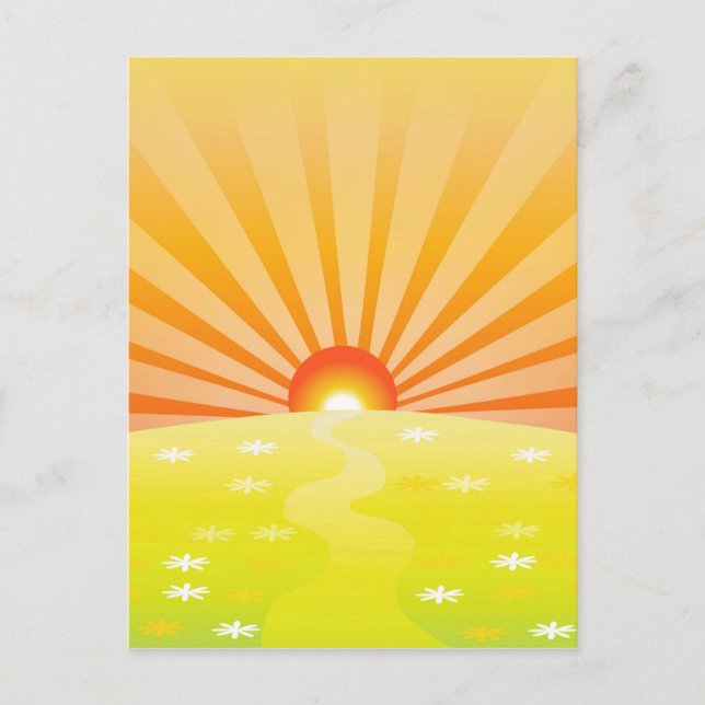 Sunrise Postkarte (Vorderseite)