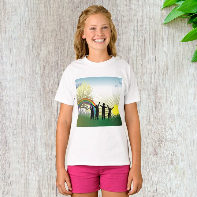 Sunrise Rainbow Children T-Shirt (Von Creator hochgeladen)