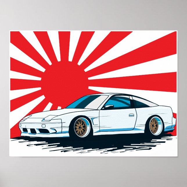 Sunrise S13 Vector Poster (Vorne)