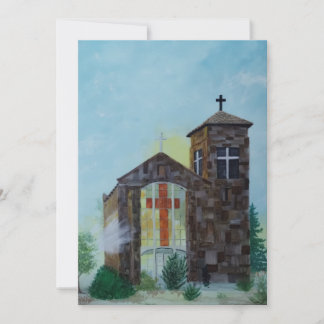 Sunrise Service At St. Joseph's Mission Feiertagskarte