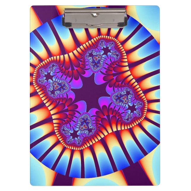 Sunrise Soda Blume Clipboard Klemmbrett (Vorderseite)