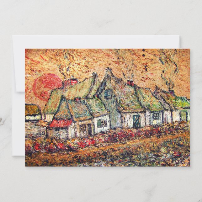 Sunrise Summer Solstice Party Einladung (Vorderseite)