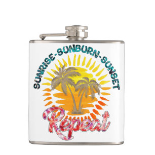Sunrise-Sunburn-Sunset-Wiederholung   Golden Palm  Flachmann