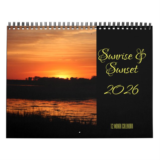 Sunrise & Sunset 2026 Kalender (Titelbild)