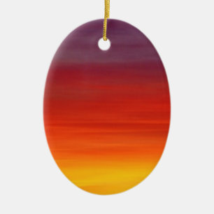 Sunrise Sunset Dawn Sky Keramik Ornament