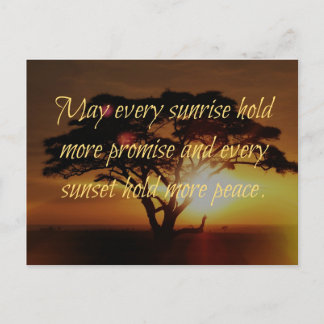 Sunrise, Sunset Postkarte