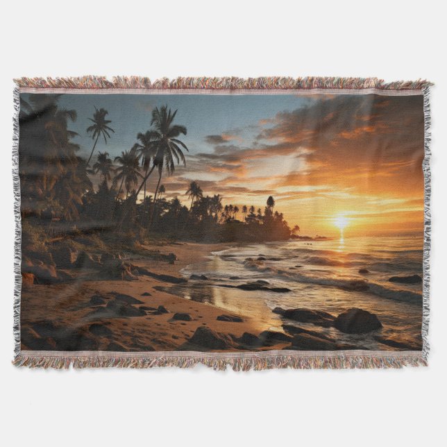 Sunrise Throw Blanket 1 Decke (Vorderseite)