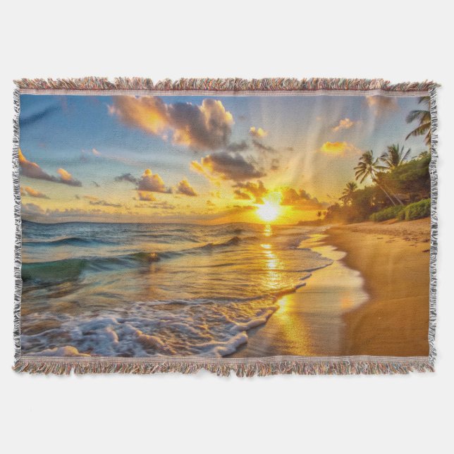 Sunrise Throw Blanket 2 Decke (Vorderseite)