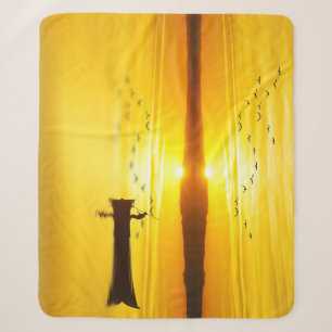 Sunrise Traditionelles Fishmonger Boat Sherpadecke