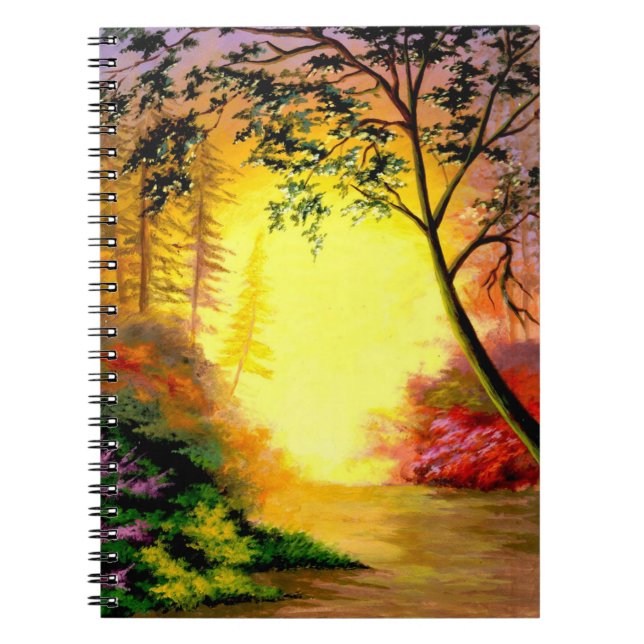 Sunrise Trail Notebook Notizblock (Vorderseite)
