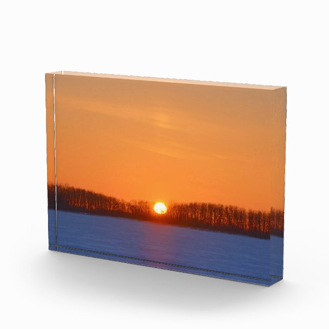 Sunrise über Prairie | Manitoba, Kanada Fotoblock (Rechts)