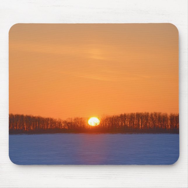 Sunrise über Prairie | Manitoba, Kanada Mousepad (Vorne)
