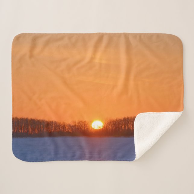 Sunrise über Prairie | Manitoba, Kanada Sherpadecke (Vorderseite (Horizontal))