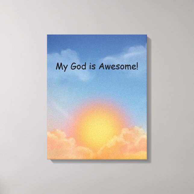 Sunrise Wall Art Leinwanddruck (Vorderseite)