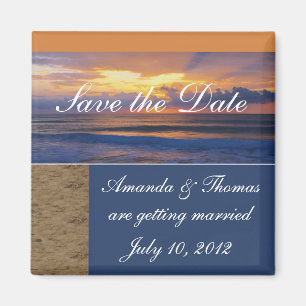 Sunrise Wedding Magnet