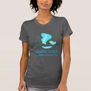 Sunrise Yoga Sun Lösungen und Sonnenaufgang T-Shirt