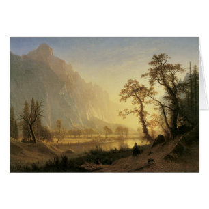 Sunrise, Yosemite Valley von Albert Bierstadt