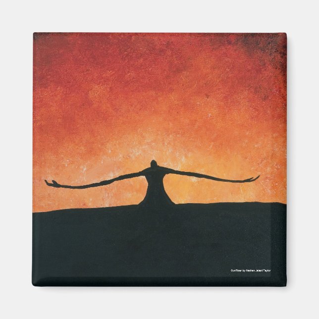 SunRiser von Nathan Jalani Taylor Magnet (Vorne)