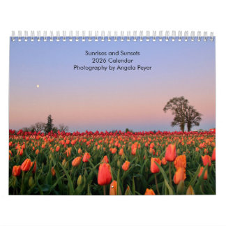 Sunrises and Sunsets 2026 Calendar Kalender