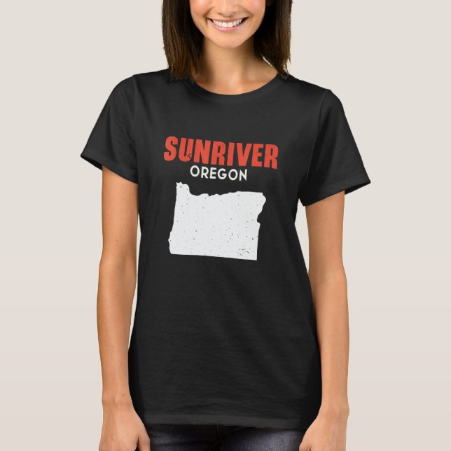Sunriver Oregon USA State America Travel Oregonian T-Shirt (Vorderseite)