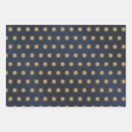suns and stars geschenkpapier set