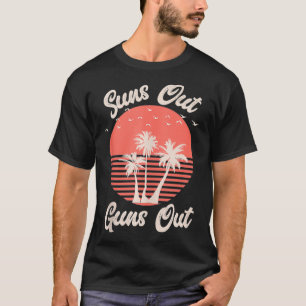 Suns aus Waffen Männer Frauen Strand Sommerurlaub T-Shirt