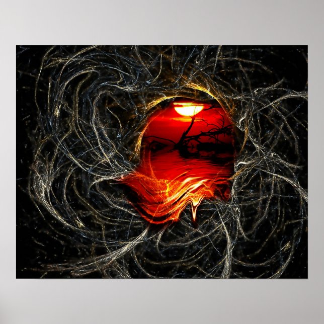 Sunsation Red Sunset Melts Poster (Vorne)