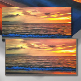 Sunset 1577 Art Canvas Print Leinwanddruck