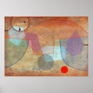 Sunset, 1930 von Paul Klee Poster
