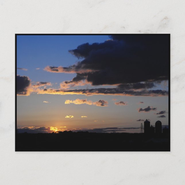 Sunset ~ 36 postkarte (Vorderseite)