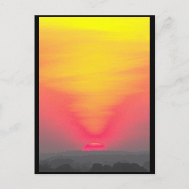 Sunset ~ 43 postkarte (Vorderseite)