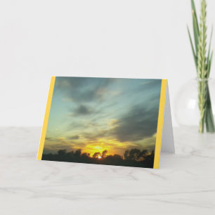 Sunset 4 Grußkarte ... Handy-Foto 2016 Karte