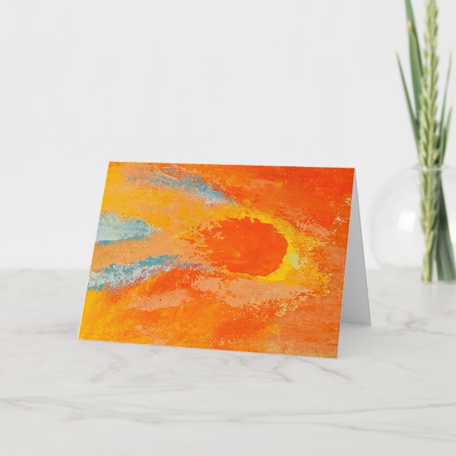 Sunset All Occasion Card Dankeskarte (Vorderseite)