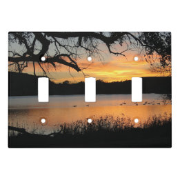 Sunset am Lake Scott Staat Park