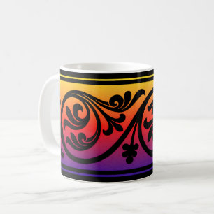Sunset Art Deco Tasse Cup