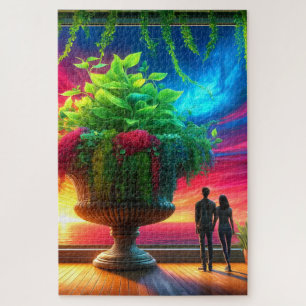 Sunset Art Puzzle