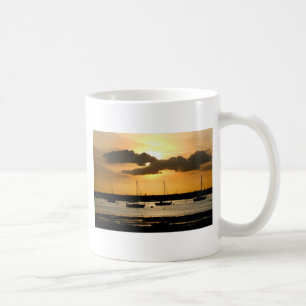 Sunset at Bosham Harbour, West Sussex, England. Tasse