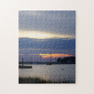 Sunset at Folly Harbour Puzzle