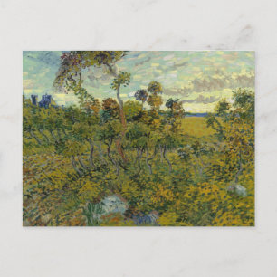 Sunset at Montmajour by Van Gogh Postkarte