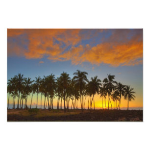 Sunset at National Historic Park Pu uhonua o Fotodruck