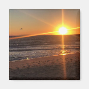 Sunset at Newport Beach, Kalifornien Magnet