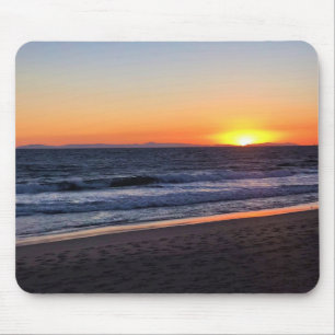 Sunset at Newport Beach, Kalifornien Mousepad